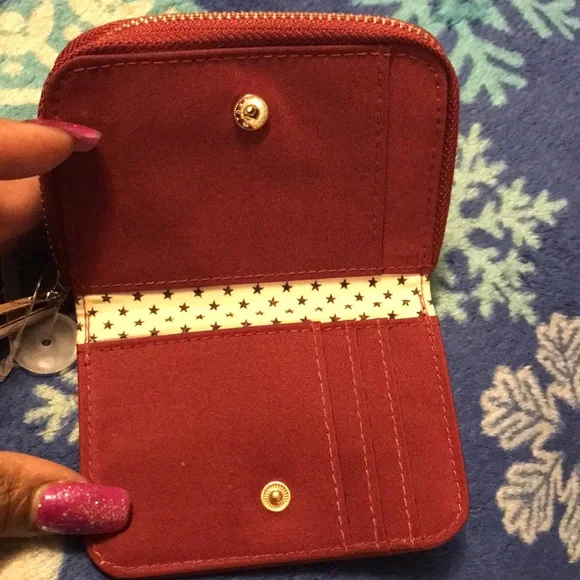 No Boundaries Wallet with Card slots, burgundy. Did not match my purse. - Picture 3 of 4